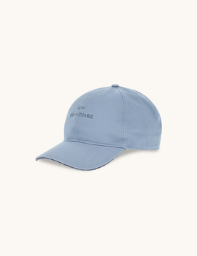 Cappello da baseball con ricamo logo uomo azzurro