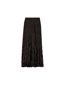 Monari Maxifalda marrón 44 - monari - FashionsVida