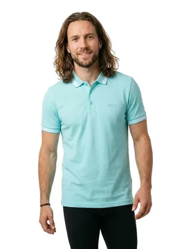 Polo à Manches Courtes Paddy 10241663 Open Blue 2XL - BOSS - FashionsVida