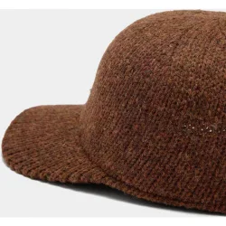 Gorra de mujer de punto en liso