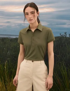 Polo manga corta de mujer - Verhunt - FashionsVida
