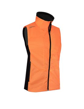 Chaleco de mujer ALESSIA POLARTEC® ALPHA® WIND naranja 38
