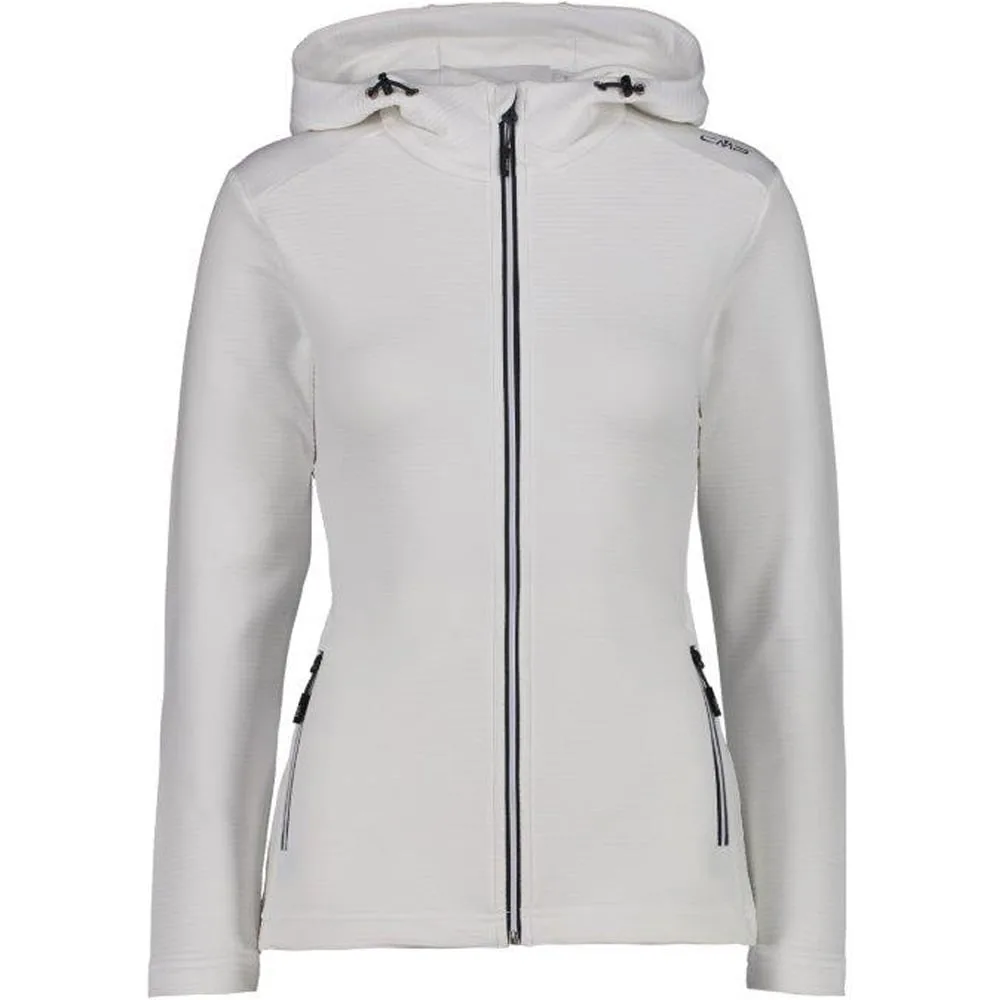 Woman jacket fix hood Sudaderas Montaña Mujer Blanco (36) - CMP - FashionsVida