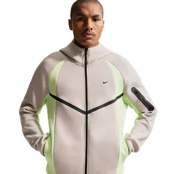 Tech Fleece Herren Kapuzenpullover - Weiß - Größe M - Poly Fleece White M