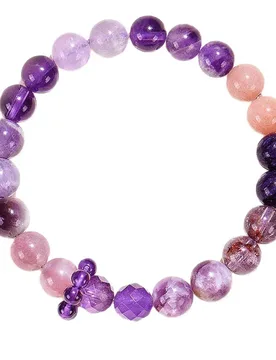 Natural Amethyst Bracelet for Women Nine Purple Fire Fortune Bead Bracelet Lucky Couple Jewelry Gifts - Aliexpress - FashionsVida