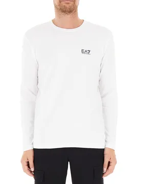 T-shirt maniche lunghe BIANCO L - EA7 EMPORIO ARMANI - FashionsVida