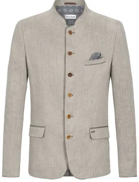 Trachtensakko Adriano (schilf, Gr. 56) von Bergfeuer für Herren, Oberteile, 100% Leinen - Stockerpoint - FashionsVida