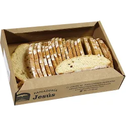 Tostadas artesanas formato oval cristal XL