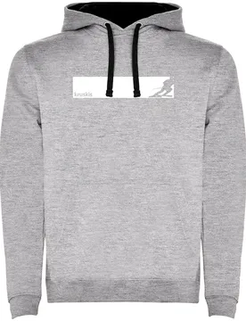 Sweat à Capuche Frame Ski Two-colour Heather Grey / Black S