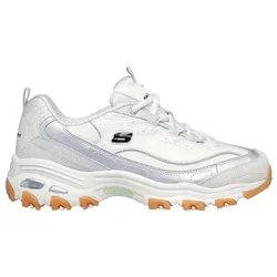 Sneaker D Lites Dazzling Shine White Pu / Mesh / Iridescent Accent / Grey Trim EU 36