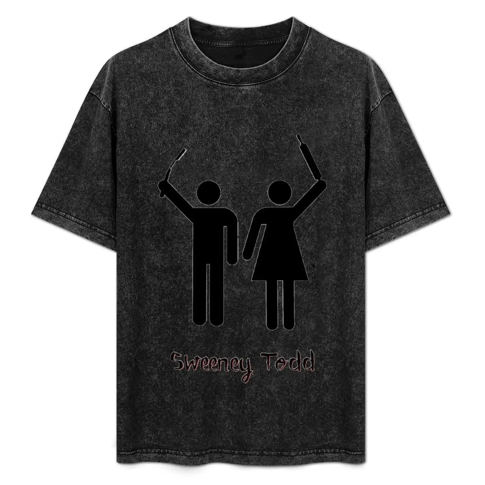 Sweeney Todd simplistic T-Shirt Large Size Loose Casual Tee - Aliexpress - FashionsVida