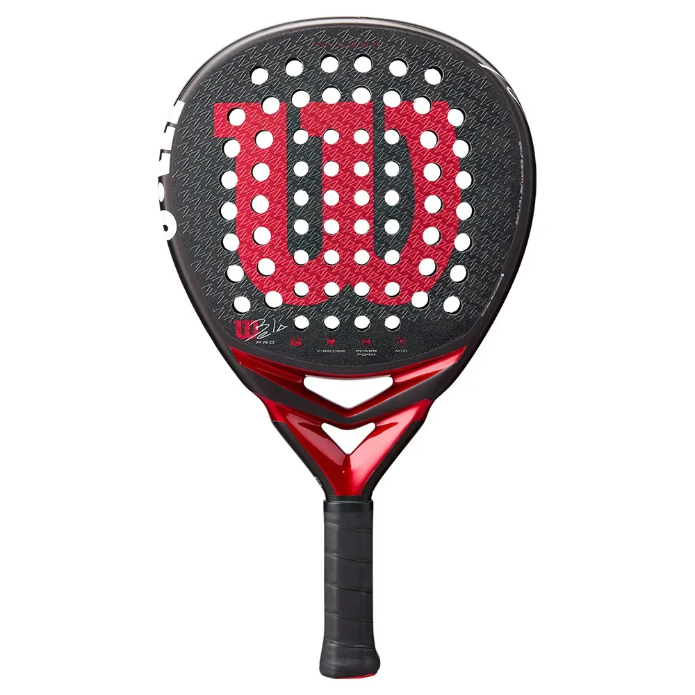 Bela Pro V3 Padel Racket Black / Red 2 - Wilson - FashionsVida