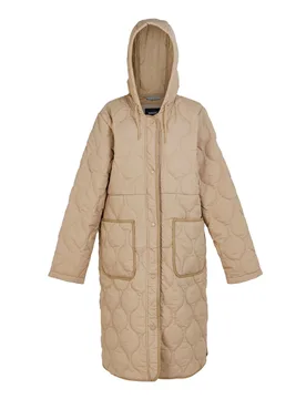 Womens/ladies Jaycee Ii Padded Jacket (Warm Taupe) Material_polyester - Size 18 Uk - Regatta - FashionsVida