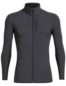 Sweat-shirt Descender Merino Jet Heather / Black S - Icebreaker - FashionsVida