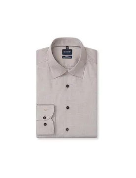 Hemd Body Fit hellbraun 38 herren - OLYMP LEVEL FIVE - FashionsVida