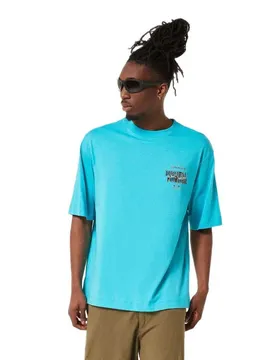 T-shirt à Manches Courtes Futurescape Powder Swimming Pool Blue L