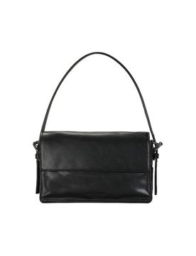 Ledertasche - Schultertasche AUDREY Small schwarz damen