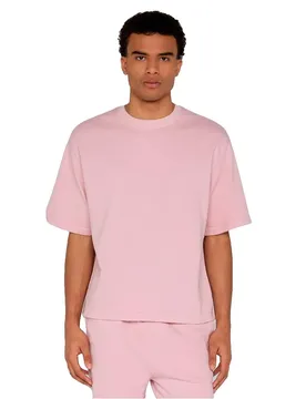 T-shirt à Manches Courtes Tb8097 Pale Rose S
