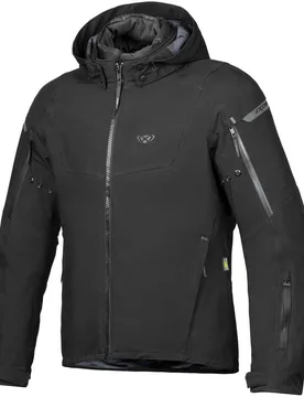 Giubbotto Moto Laminato BURNING Nero taglia 3XL - Ixon - FashionsVida