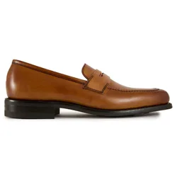 Mens Cleveland Shoes - Tan Leather - Size Uk 7