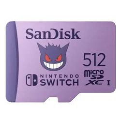 Carte Sd Gengar 512 Go Pokémon Purple One Size unisex