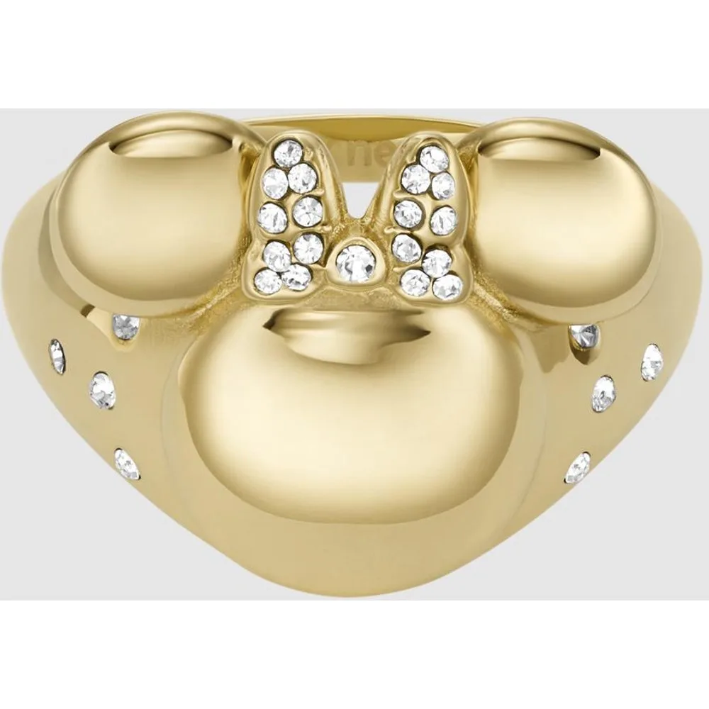 Anillo de mujer con sello de disney de acero inoxidable - Fossil - FashionsVida