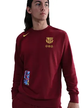Rundhals-Sweatshirt FC Barcelona Sportswear 2025/26 - Rouge - male - Size: S