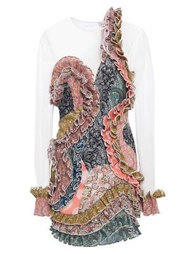 Minivestido Mujer Blanco 0,1 Mujer