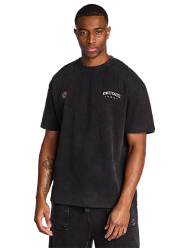 Podium Herren T-Shirts - Schwarz - Größe XL - Baumwoll-Jersey Black XL