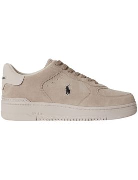 Para hombre. 809P13085003 Zapatillas de Piel Masters beige (41), Plano, Cordones, Casual