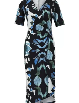 Kleid Lang 1/2 Arm female - 36 - FashionsVida