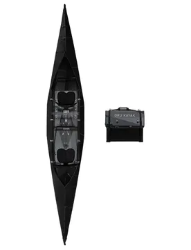 Kayak Pliable Haven Tt Black / Black 490 x 84 cm unisex