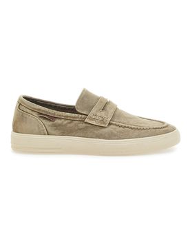 Mocassini Beige con tomaia in tela 20251034 45