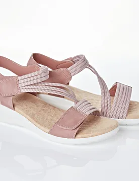Pagen Massage-Sandale "Gina" rosé - 3Pagen - FashionsVida