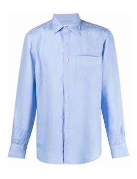 Camicia in lino leggero con taschino