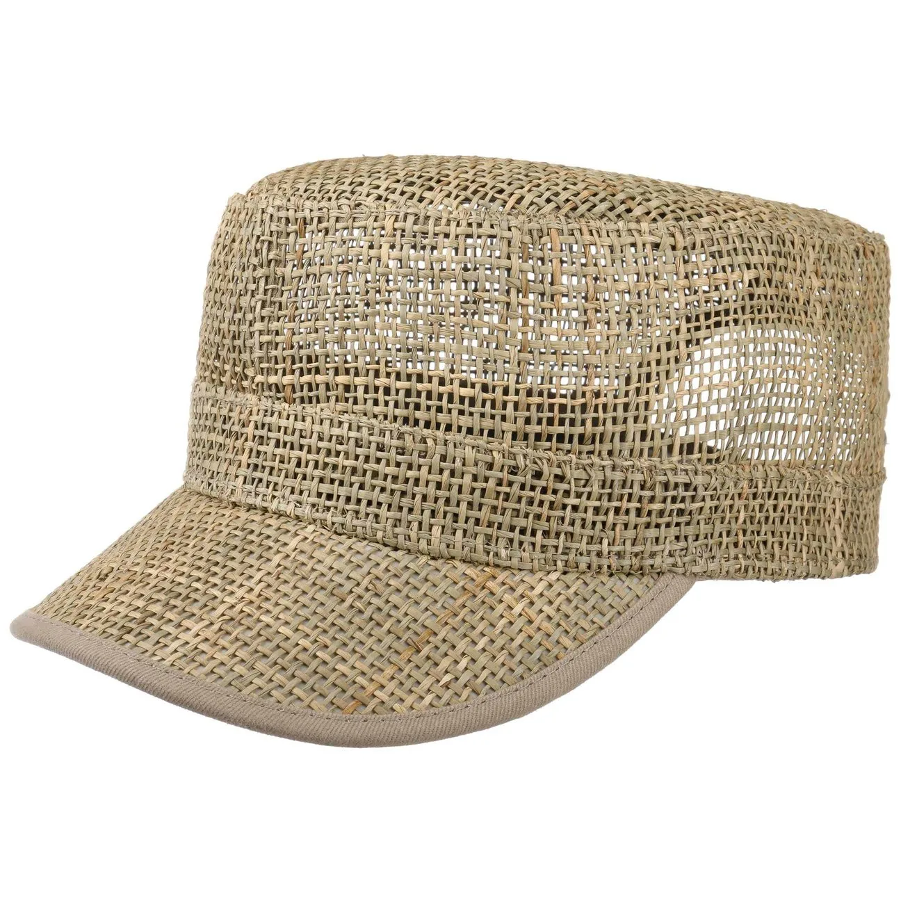 Straw Army Cap by - nature - Female - Size: One Size - Lipodo - FashionsVida