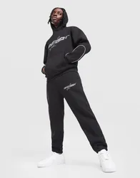 Mens Pantaloni della Tuta Ryder - Nero, nero nero Uomo taglia M