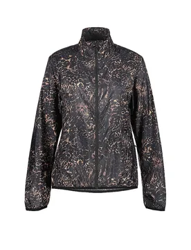 Damen Laufjacke Maile Print schwarz 40 W - Rukka - FashionsVida