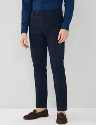 Slim Fit Pure Cotton Chinos Navy male