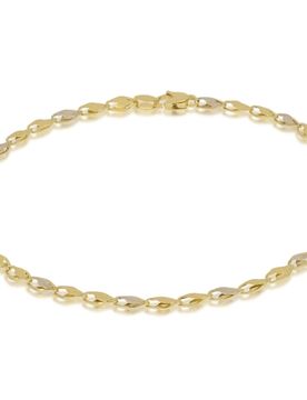 Bracciale Uomo in Oro Giallo e Bianco 803321718185