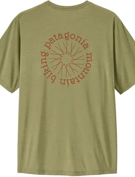 Cool Daily - Spoke Stencil Herren T-Shirt, grün XL - Patagonia - FashionsVida