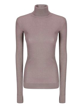 Top a collo alto senza cuciture