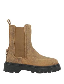 Botines de caña alta Mujer Camel 37 Mujer