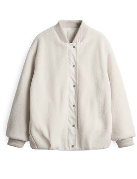 Chaqueta con aspecto de piel HULDA crema 42