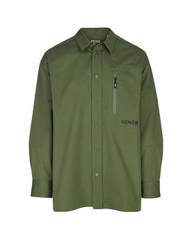 Kenzo Sobrecamisa oliva S