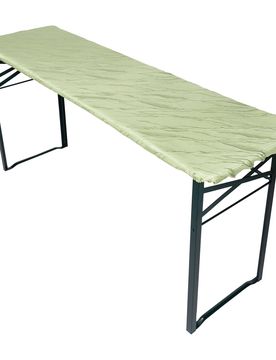 Jacquard-Spanntischdecke gruen
