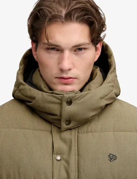 Superdry Herren Premium Kapuzenjacke mit Karomuster Brown - Größe: XL - 139.99 - FashionsVida