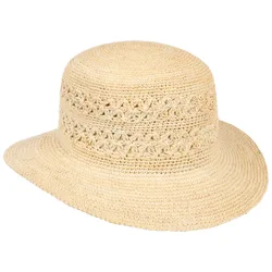 Moriah Crochet Cloche Panama Hat by - nature - Damen - Size: M (57-58 cm)