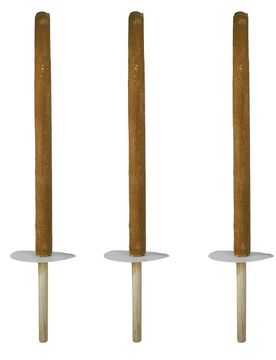 Wachsfackel 55 cm (3er Pack) Default Title adult