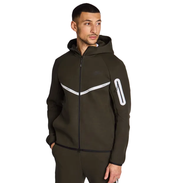 Tech Fleece Men Hoodies - Grey - Size S - Poly Fleece - Grey - Size: Small - Nike - FashionsVida